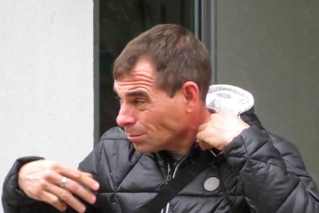 Benjamin Watts outside court.