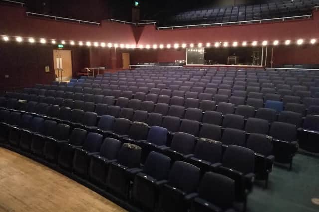 The old seating at Wellingborough's Castle Theatre