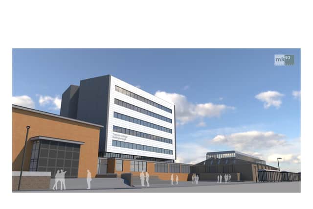 An artist's impression of the refurbished campus.