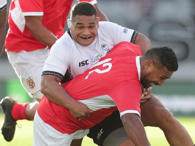 Sam Matavesi featured for Fiji at the World Cup