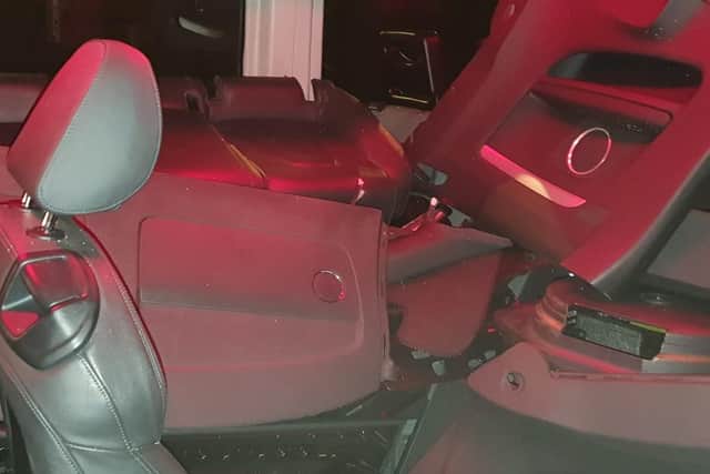 Police managed to find all the stolen parts