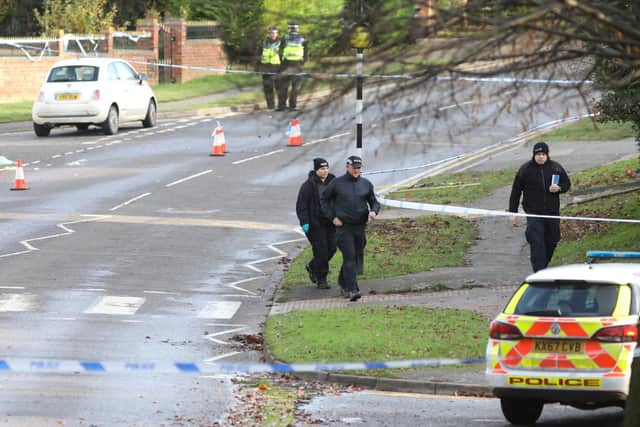 Police taped off the area to investigate for most of the day yesterday (Sunday).