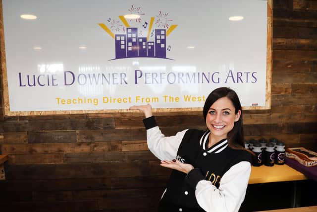 Lucie Downer in her new studio