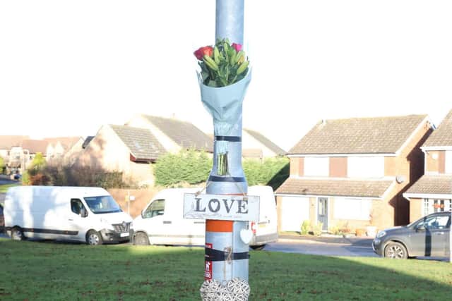 A 25-year-old woman being named locally as Levi Davis was stabbed in Wellingborough Road on Saturday