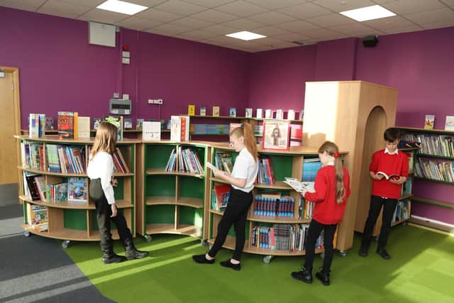 The new library has been opened to supplement the school's focus on reading