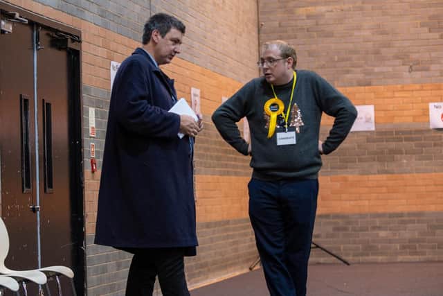 Chris Nelson doubled the Lib Dems' vote tally. Pictures by David Jackson.