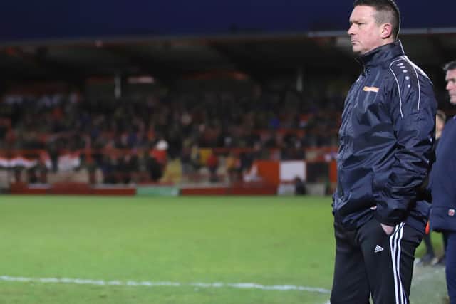 Poppies boss Paul Cox was far from impressed with his team's display at Broadhurst Park