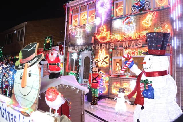 The display will be on show until New Year's Eve