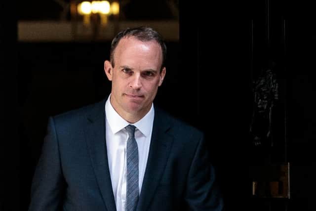 Foreign Secretary Dominic Raab. Photo: Getty Images