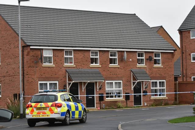 The scene in Elderton Way