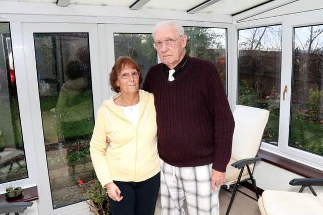 Jill and Mike Ashwell who live next to Niort Way in Chatsworth Drive