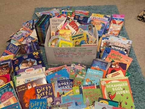The books donated to Kettering General Hospital