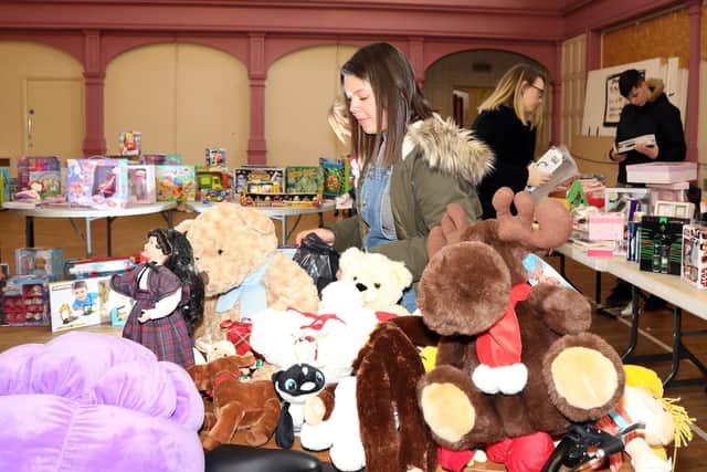 The toys will put a smile on the face of disadvantaged children.