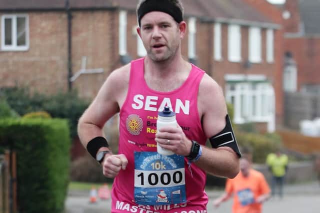Sean at the Festive 10k - picture by Adam Eales Photography