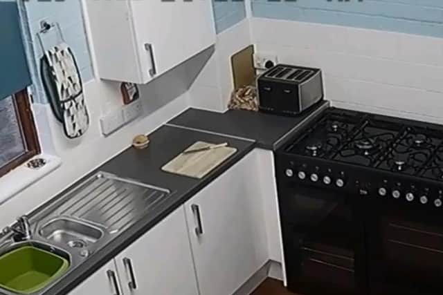 The newly refurbished kitchen