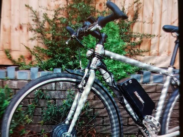 Thieves made of with Deliveroo rider's bike in Northampton before Christmas.