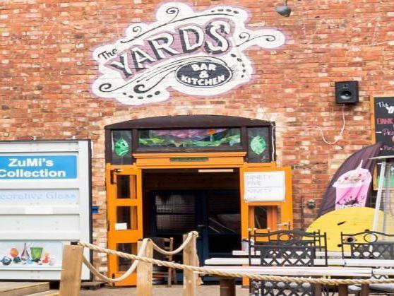 A restaurant and bar area is available to let in The Yards, a multi-business space just off Market Street in Kettering town centre. The price of rent is available on application. The space is described as being perfect for small businesses and has a large indoor area for seating and a kitchen area already built.