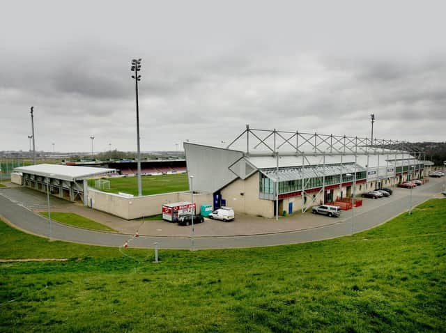 Northampton Town Football Club's home Sixfields is at the centre of the missing millions investigation