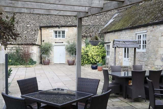 The terrace