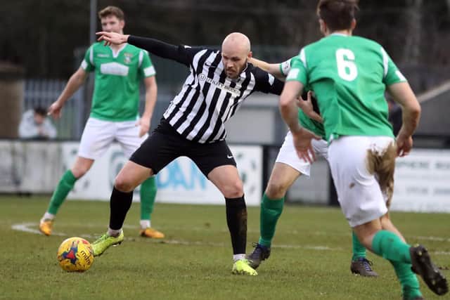James Clifton enjoyed an impressive debut for Corby