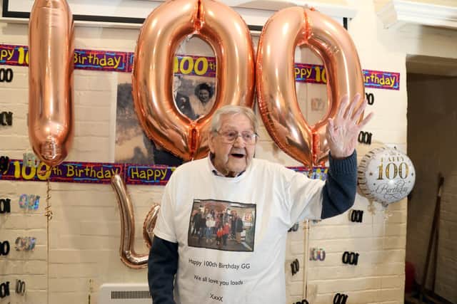 Cliff Burgess celebrated his 100th birthday on Tuesday