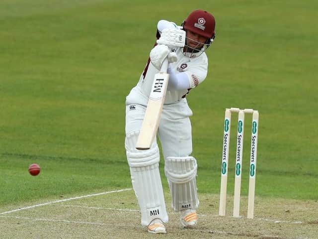 Ricardo Vasconcelos topped the Northants first-class batting averages last summer