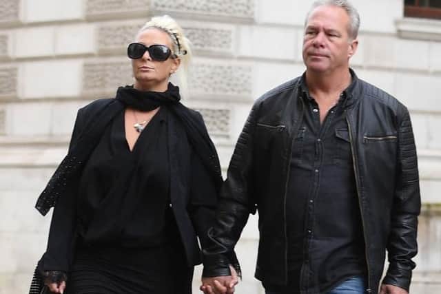 Charlotte and Bruce Charles, Harry Dunn's mother and step-father. Photo: Getty Images