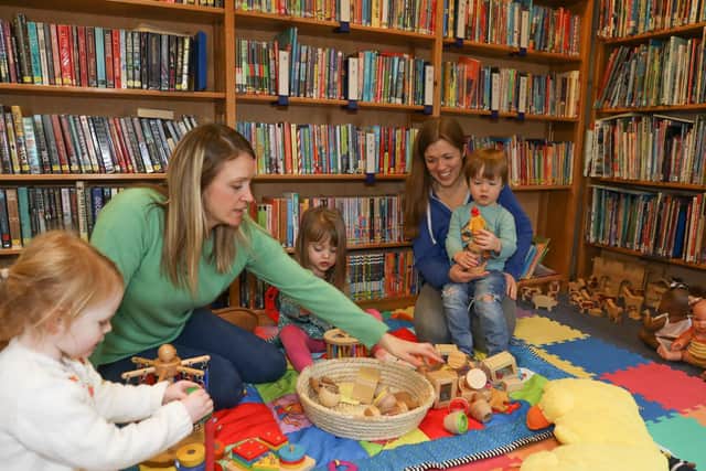There are groups for carers and young children that are run by volunteers