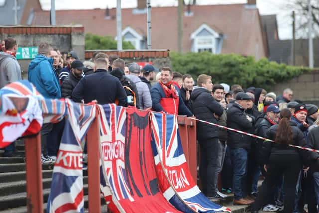 Kettering were backed by over 200 travelling fans at Bootham Crescent