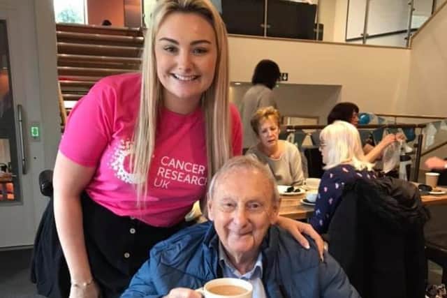 Stephanie with her late grandad.