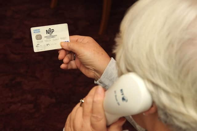 Victims are tricked into giving out their bank details.