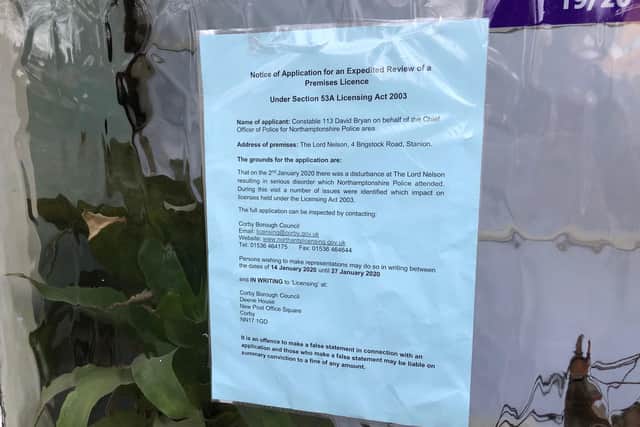 The pub was shut following the imposition of an emergency order by CBC's licensing committee