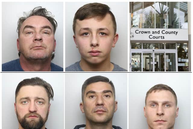 Top left and top middle: James Devlin and Jimmy Devlin. And bottom row: Vitalijus Belovas, Vitalijus Belovas and Ramunas Radzevicius.