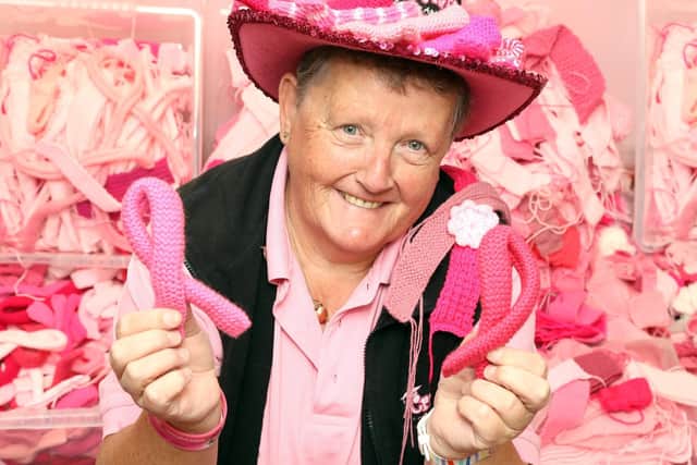 Glennis Hooper, founder of Crazy Hats breast cancer care charity