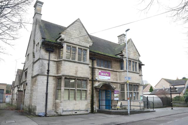 The building is now up for sale.