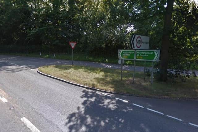 Crash was reported between the Harrington turn and A14 junction