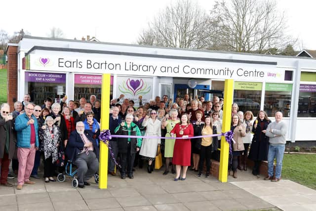 The Mayor of Wellingborough Jo Beirne cut the ribbon on Saturday