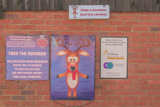 Visitors donated through the Feed The Reindeer slot. Picture by John Woods.