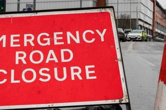 Roads around Sol Central remain closed after damage during Storm Ciara last weekend.
