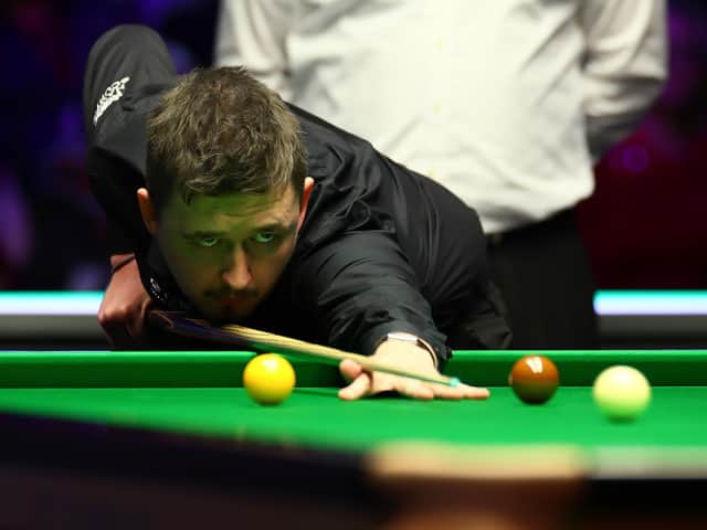 Kyren Wilson in action during the Welsh Open final. Pictures courtesy of World Snooker Tour (WST)