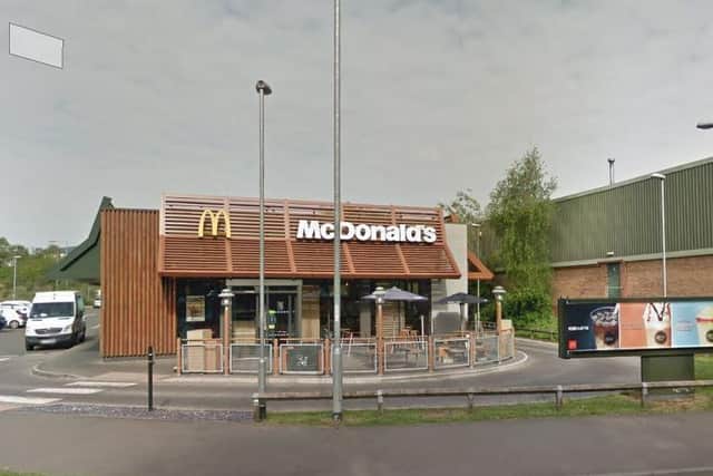 There were reports today of a group of teens causing a nuisance at Kettering's drive-thru McDonald's on Northfield Avenue