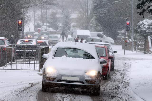 Northamptonshire is facing its first serious dose of snow this winter