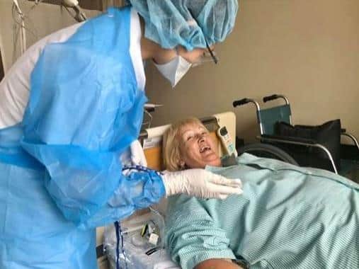 Sally Abel has been cleared of having the coronavirus in a Japanese hospital