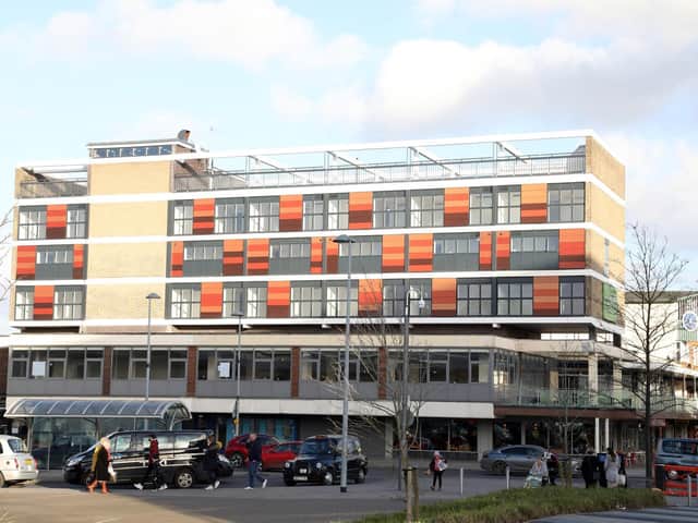 The refurbished building has made a big improvement to Corby's skyline