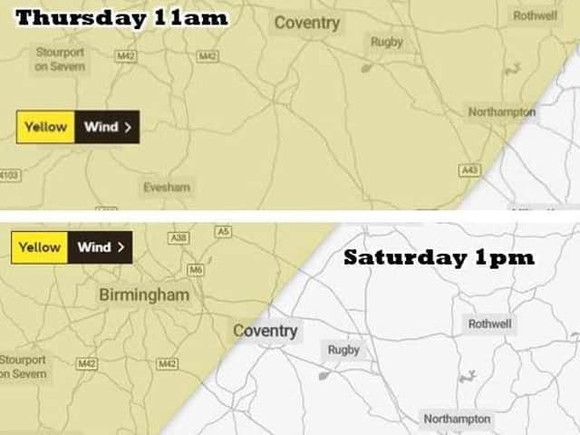 How the Met Office weather warning changed since it was first issued on Thursday
