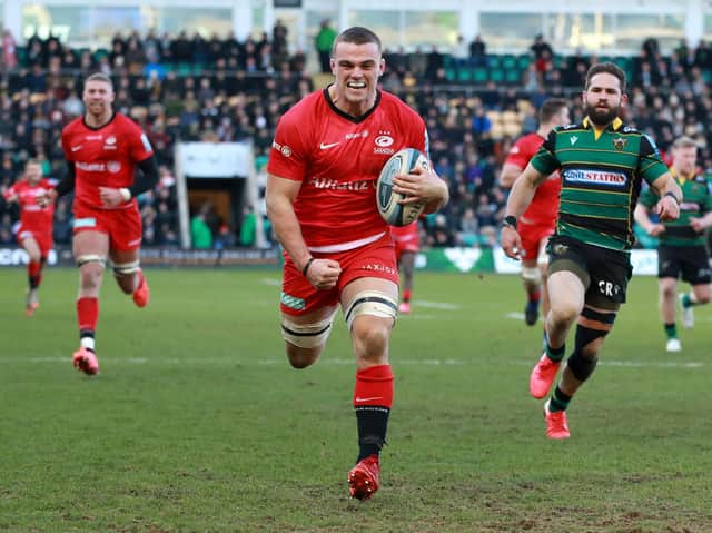 Ben Earl sealed the win for Saracens at Franklin's Gardens