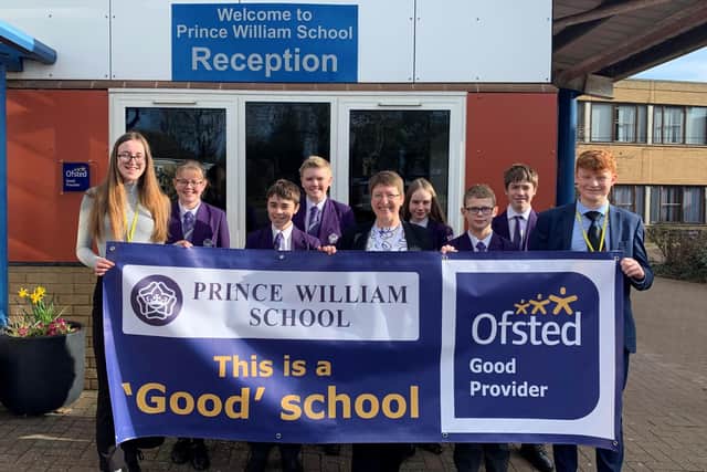 Staff and students at Prince William School in Oundle are delighted with their good rating from Ofsted