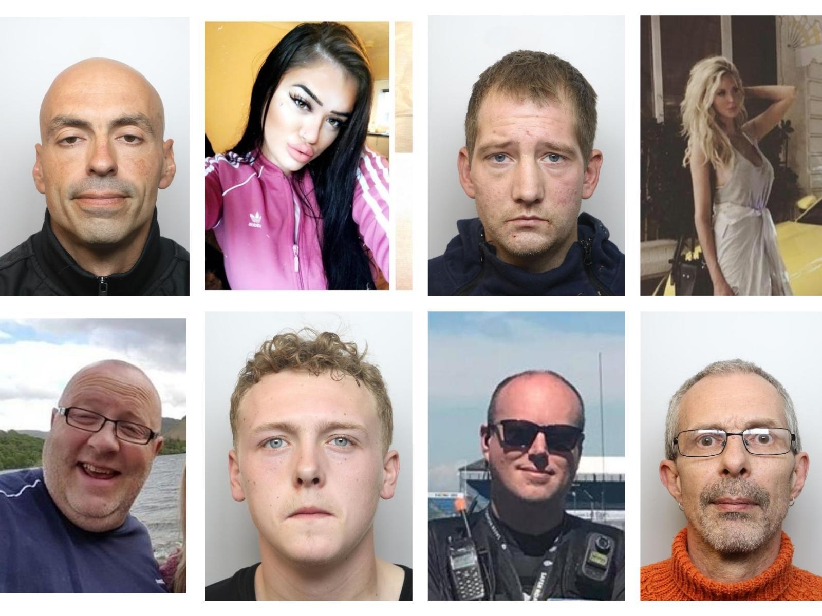 Some of those to be brought before the courts this year in the county.