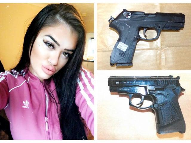 The couple were caught with an arsenal of weapons including handguns at their Barton Seagrave home. Belton was jailed for 18 months and Keenoo jailed for nine months but released because of time spent on remand.