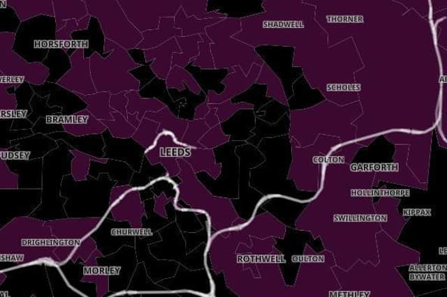 Here we reveal the Leeds areas with the highest infection rates in the city (Image: Gov.uk)